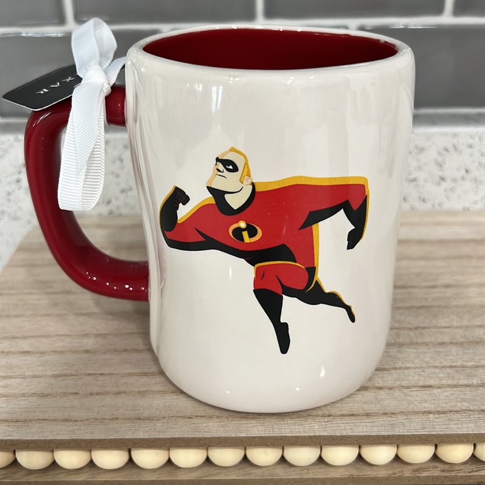 New Rae Dunn Disney Pixar INCREDIBLE DAD Coffee Mug 404